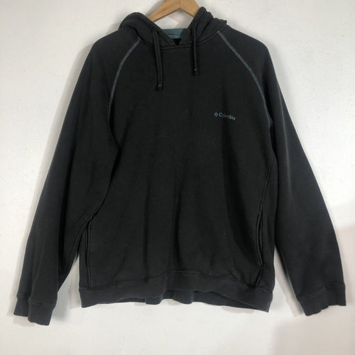 Columbia Hoodie Men’s Size XL Color Gray Color Gray And Turquoise Heavyweight