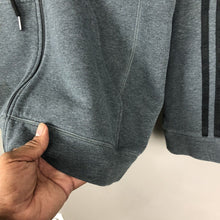 Load image into Gallery viewer, Adidas Full Zip Hoodie Men’s Small Gray And Black Long Sleeve