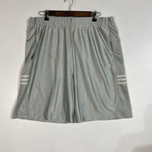 Load image into Gallery viewer, Adidas Mens Basketball Shorts Medium Drawstring Gray Pre Owned
