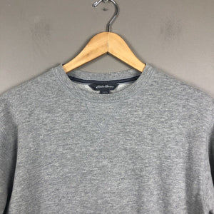 Eddie Bauer Men’s Sweatshirt Size Small Gray Long Sleeve Pullover