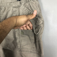 Load image into Gallery viewer, Croft &amp; Barrow Men’s Cargo Shorts Size 42w Green Brown Outdoor