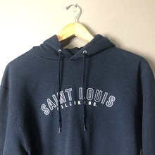 Load image into Gallery viewer, Champion Saint Louis Bilikens Men’s Hoodie Size Medium Blue Long Sleeve Pullover