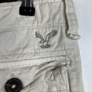 American Eagle Classic Length Mens Cargo Shorts Size 32 Khaki PreOwned
