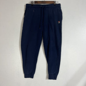 Fila Men’s Sweatpants Size M Color Blue Heavyweight Joggers Drawstring