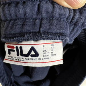 Fila Men’s Sweatpants Size M Color Blue Heavyweight Joggers Drawstring
